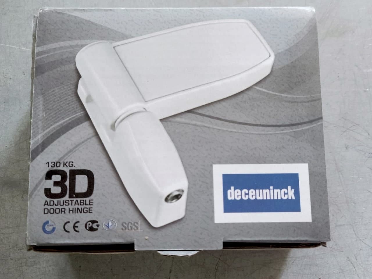 Box of a 3D adjustable door hinge, rated to 130 kg